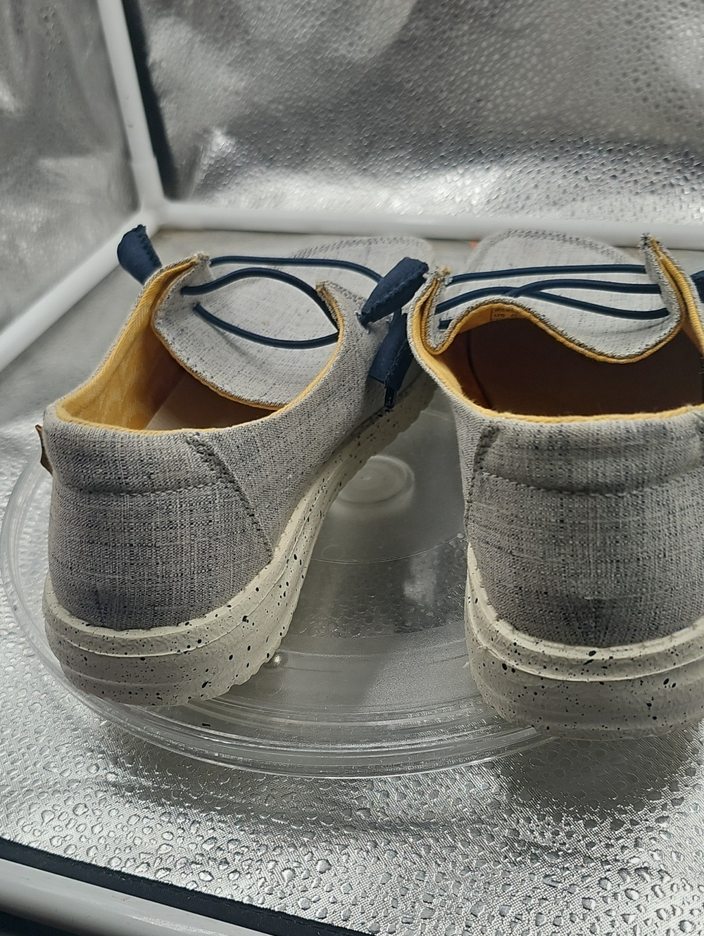 G Gray Hey Dudes Sz 6 - Picture 3 of 5